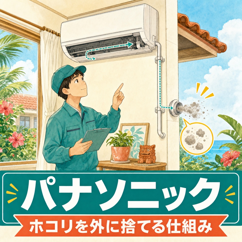 パナソニックのエアコンをクリーニングの視点から解説（住まい119・沖縄）
