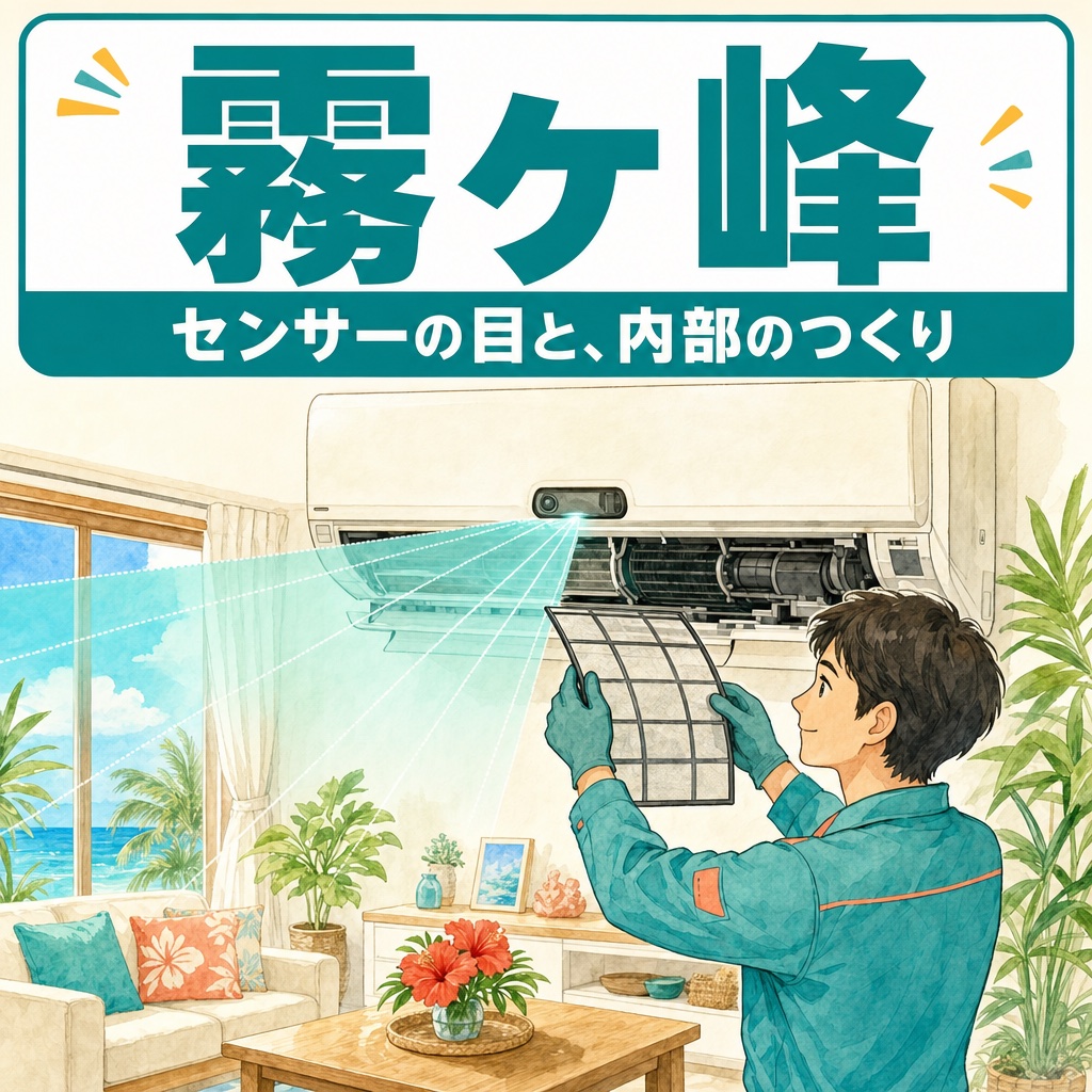 三菱電機・霧ヶ峰のエアコンをクリーニングの視点から解説(住まい119・沖縄)