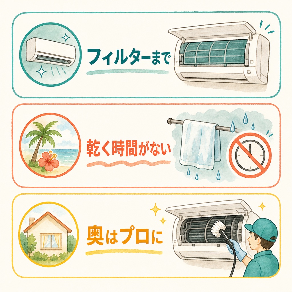 連載の要点を三つにまとめた図